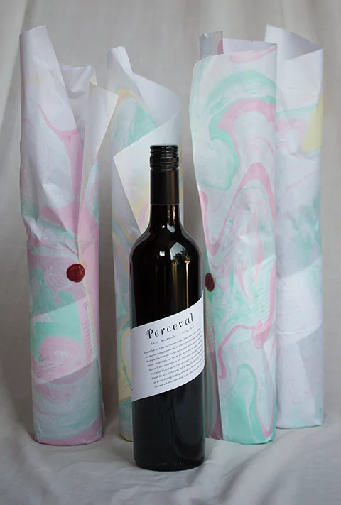 Wine label – design detail